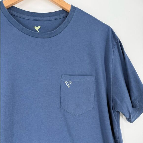 Birddogs Men’s Pocket Short Sleeve T-Shirt in Blue | Size XL - Picture 3 of 4